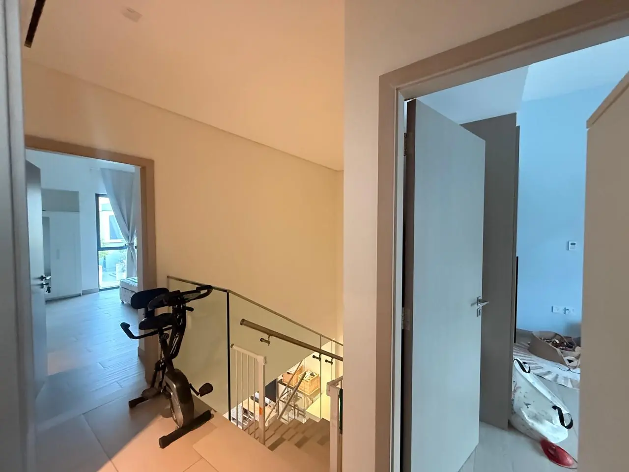 The lived-in townhouse, photo 18, shot on the agent's phone
