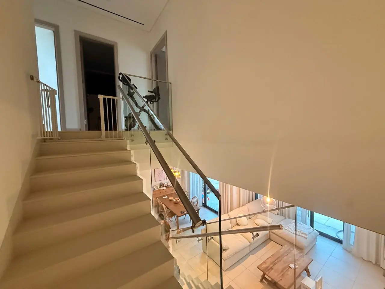 The lived-in townhouse, photo 19, shot on the agent's phone
