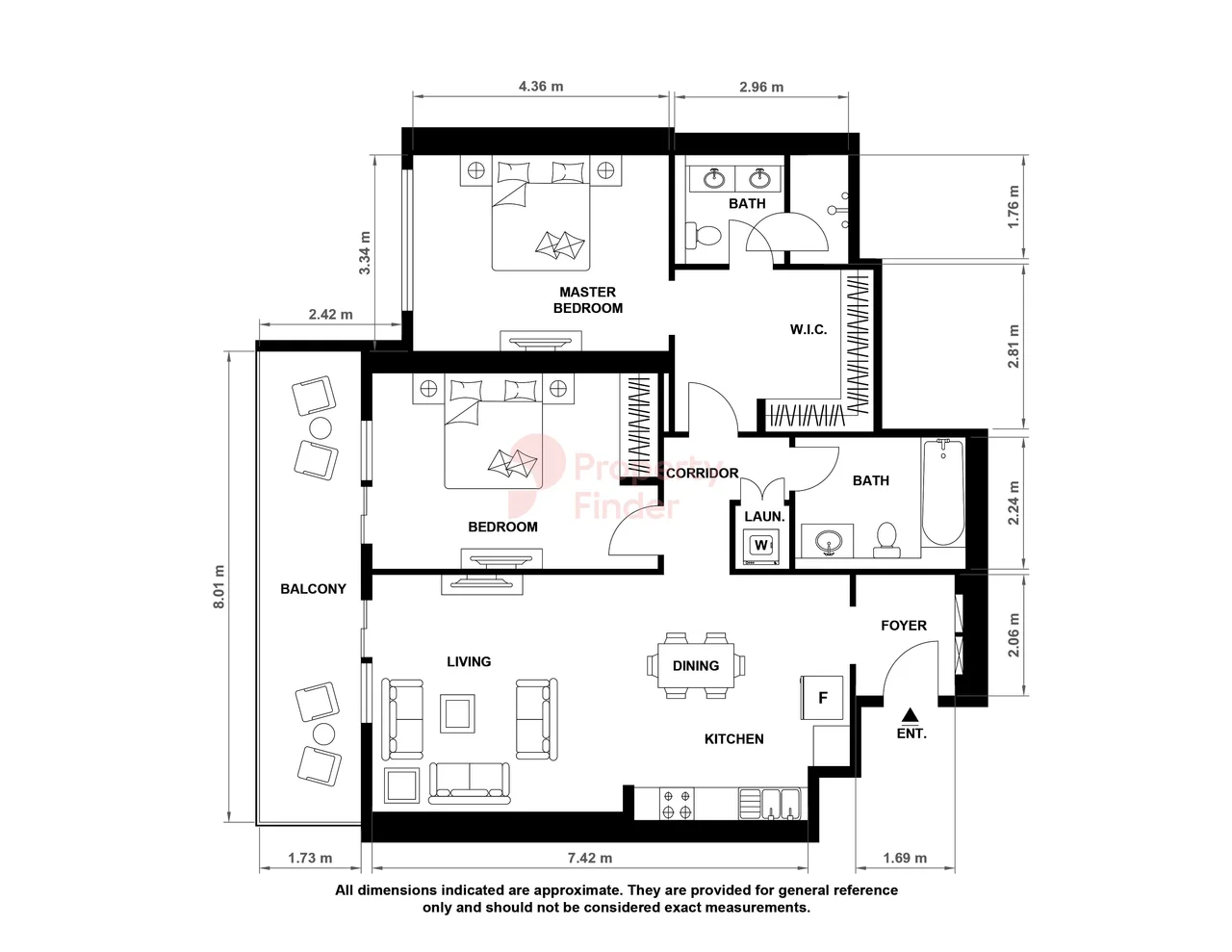 A floor plan from the same video. before editing