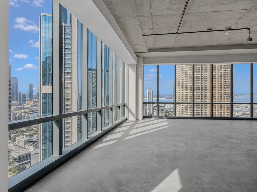 Delivered listing view from The office under construction in Business Bay