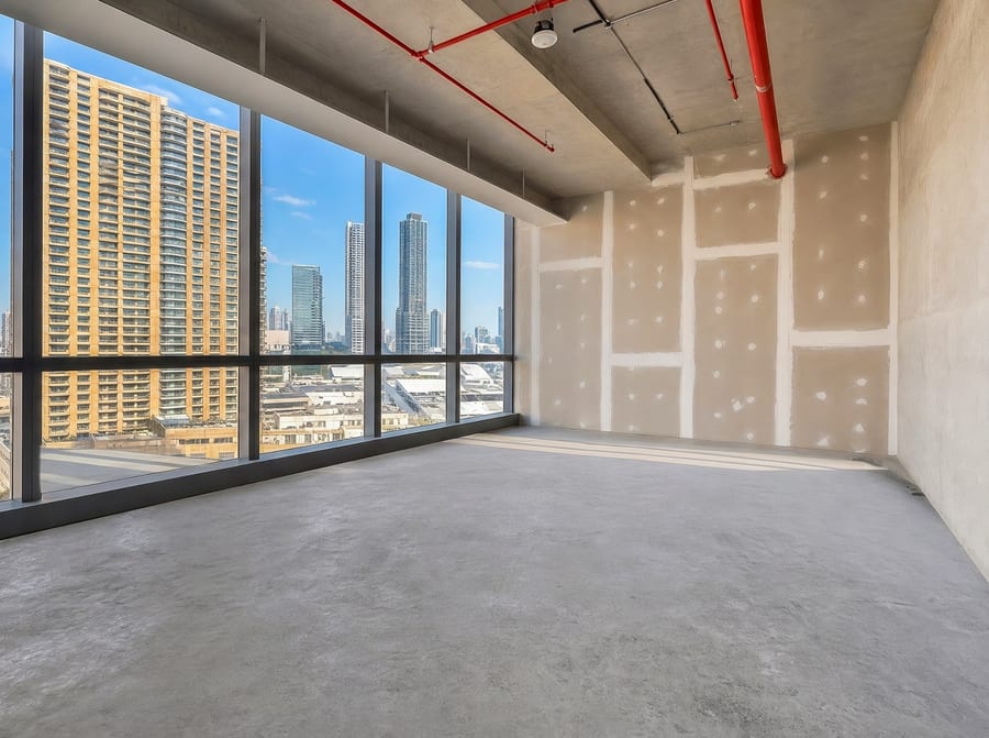 Delivered listing view from The office under construction in Business Bay