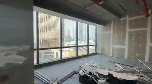 What the agent sent for The office under construction in Business Bay