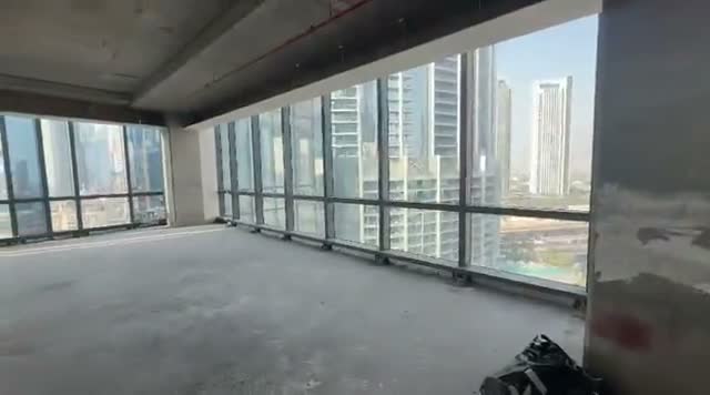 What the agent sent for The office under construction in Business Bay