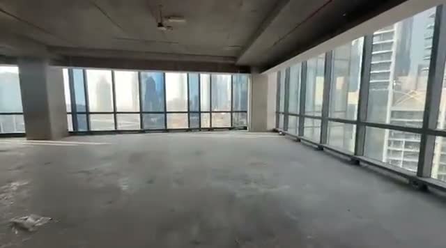 What the agent sent for The office under construction in Business Bay
