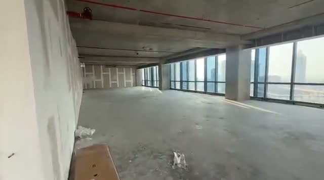 What the agent sent for The office under construction in Business Bay